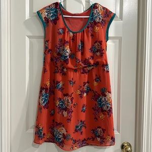 dress for summer very soft flowers prints maternity